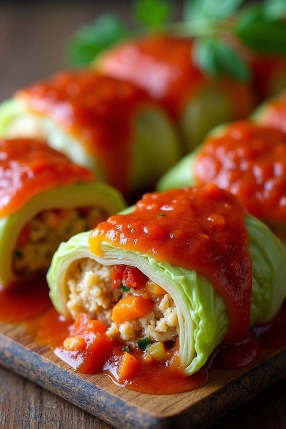 healthy stuffed cabbage rolls