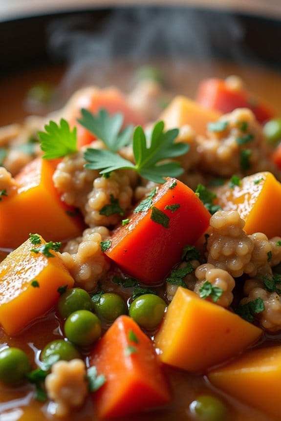 hearty chicken sweet potato stew