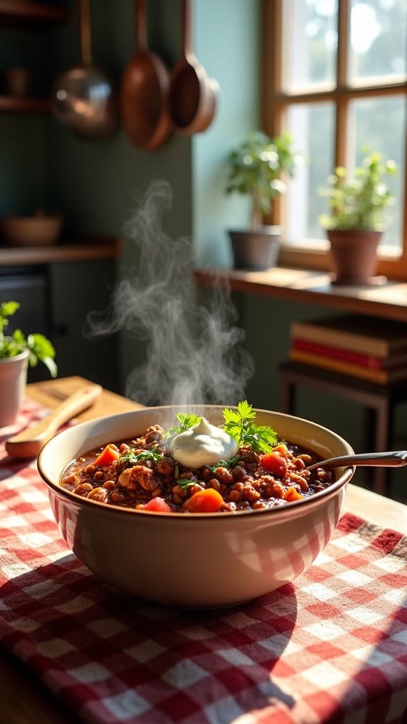 hearty classic beef chili