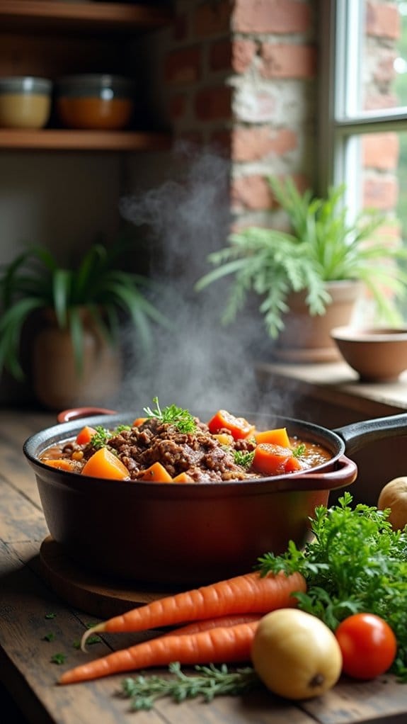 hearty comfort food stew