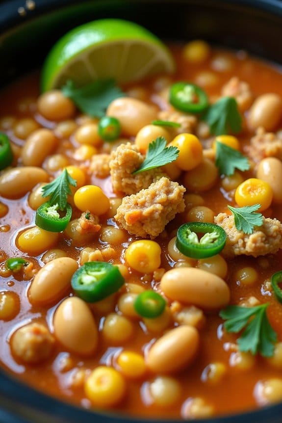 hearty slow cooker chili