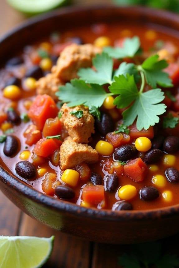 hearty southwest chicken chili