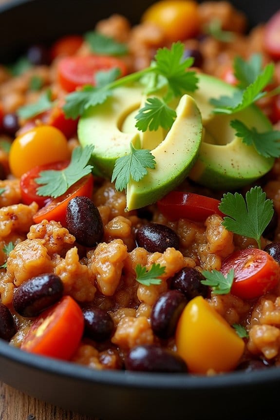 hearty southwest chicken skillet