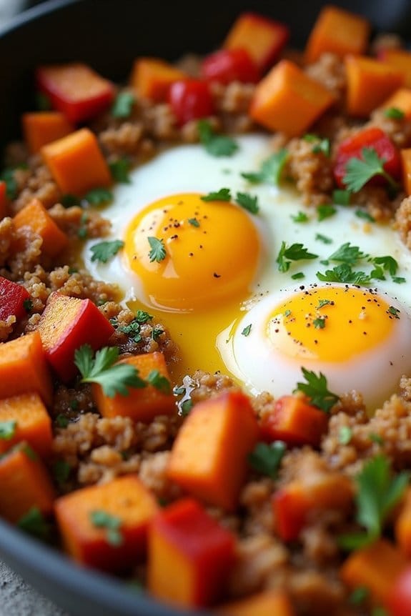 hearty sweet potato hash