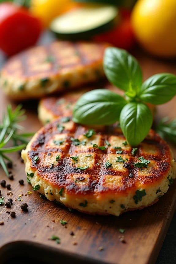 herb infused chicken patties recipe