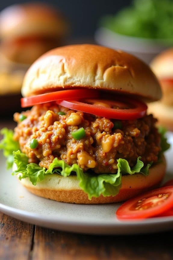 honey mustard chicken sloppy joes