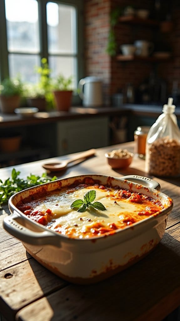 indulgent creamy beef lasagna