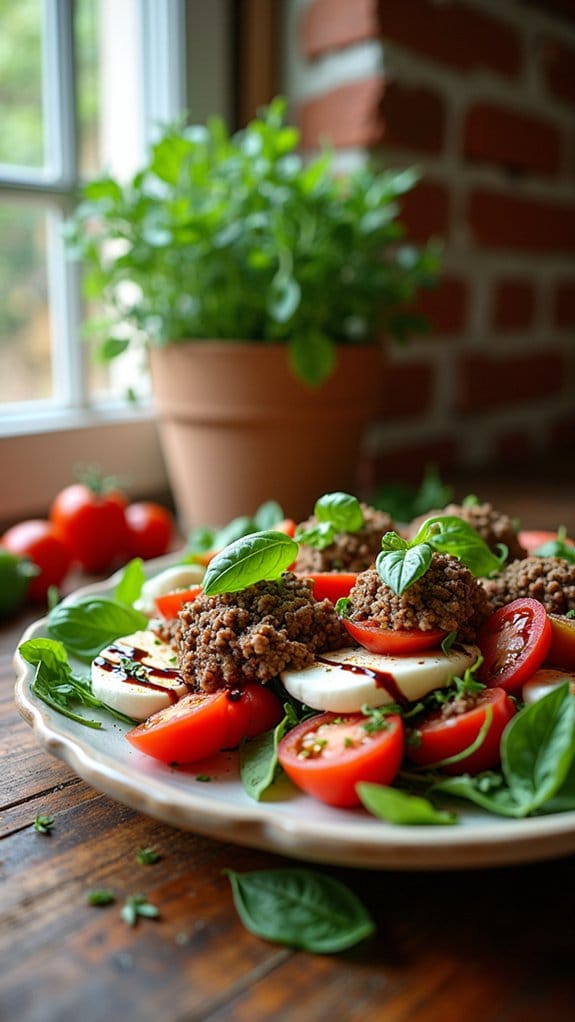 italian beef caprese delight
