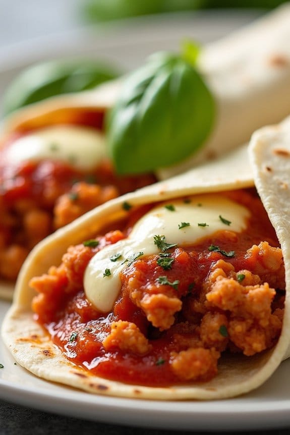 italian chicken wraps recipe