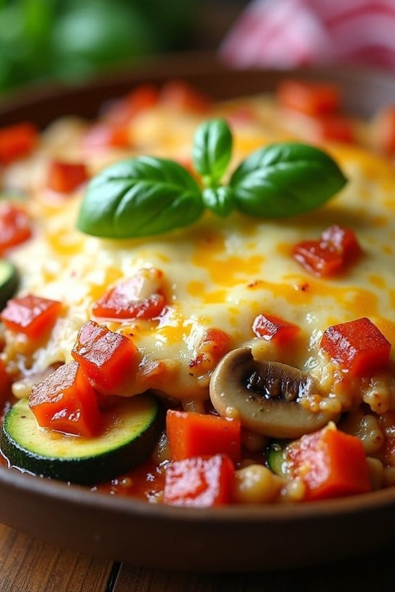 italian ground chicken bake