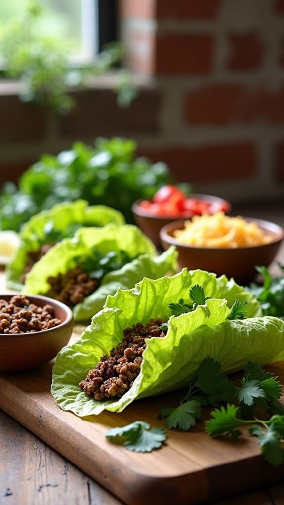 keto tacos with lettuce wraps