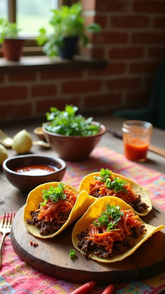korean beef taco fusion