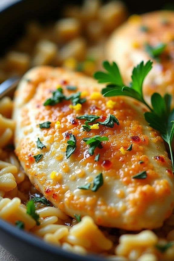 lemon herb chicken bake