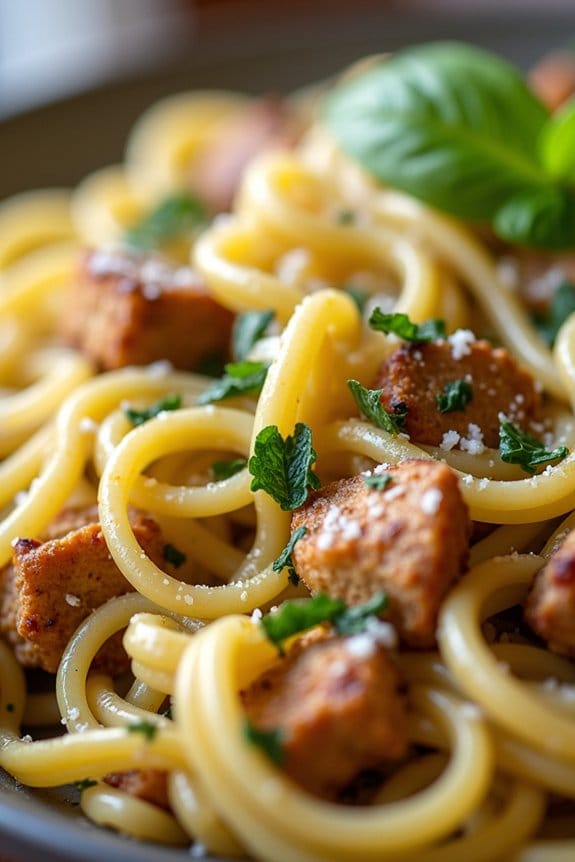 lemon herb chicken pasta