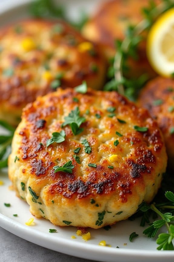 lemon herb chicken patties