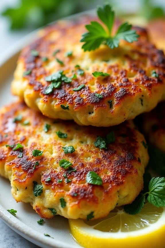 lemon herb chicken patties
