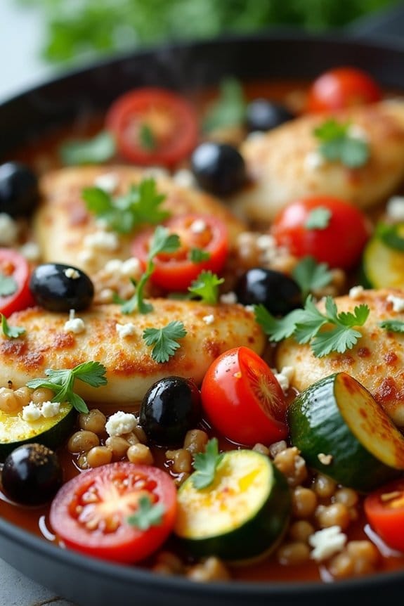 mediterranean chicken casserole delight