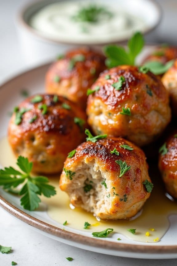 mediterranean chicken meatball recipe