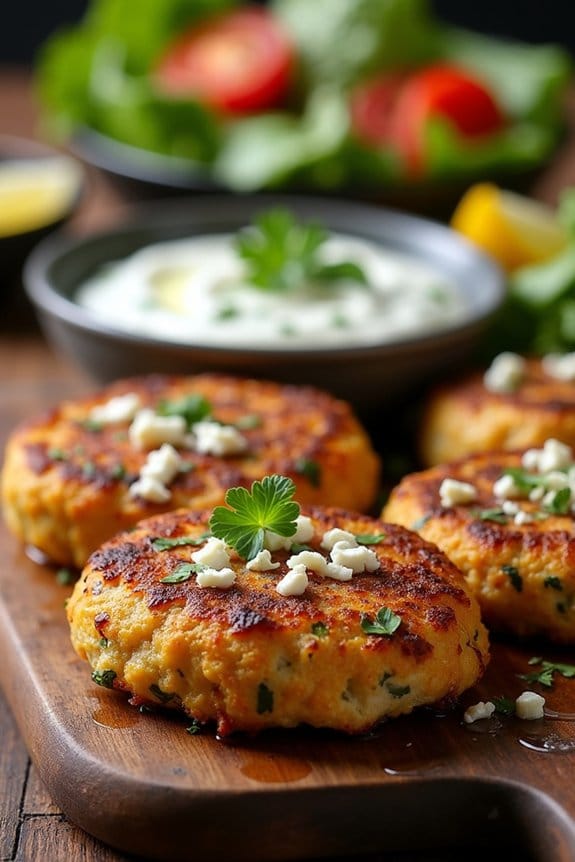 mediterranean chicken patties recipe