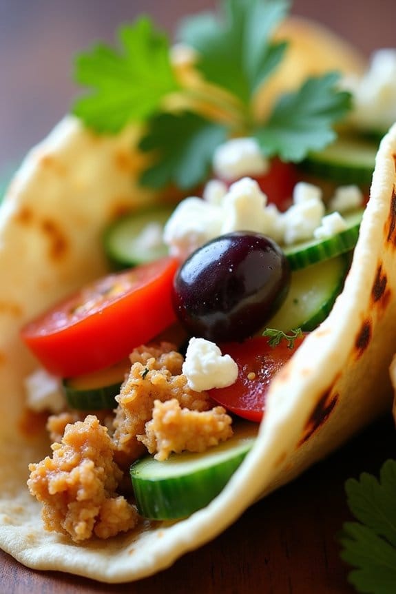 mediterranean chicken taco delight