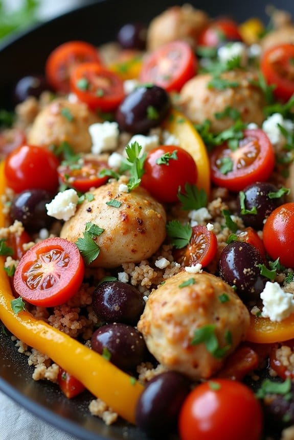 mediterranean chicken vegetable stir fry