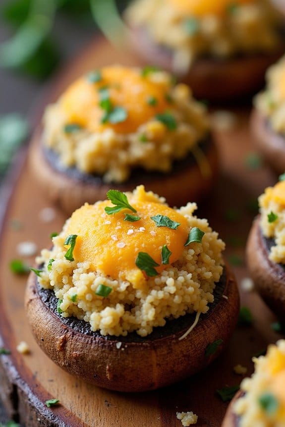 nutritious stuffed mushroom recipe