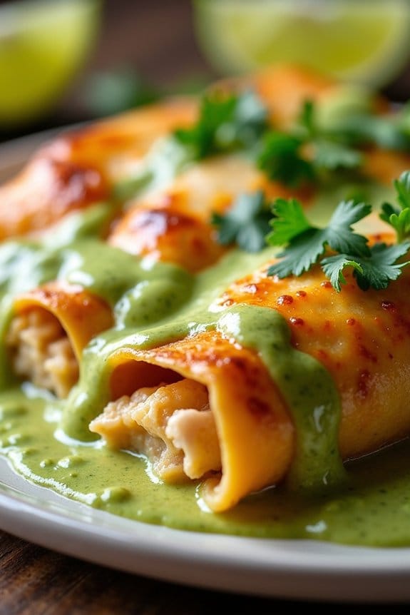 poblano chicken enchiladas recipe