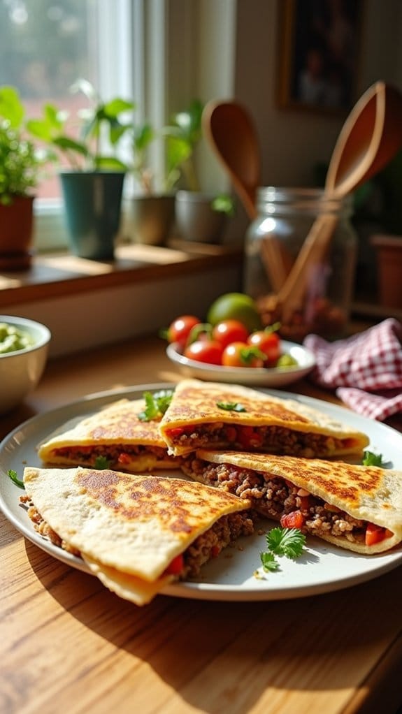 quick and customizable quesadillas