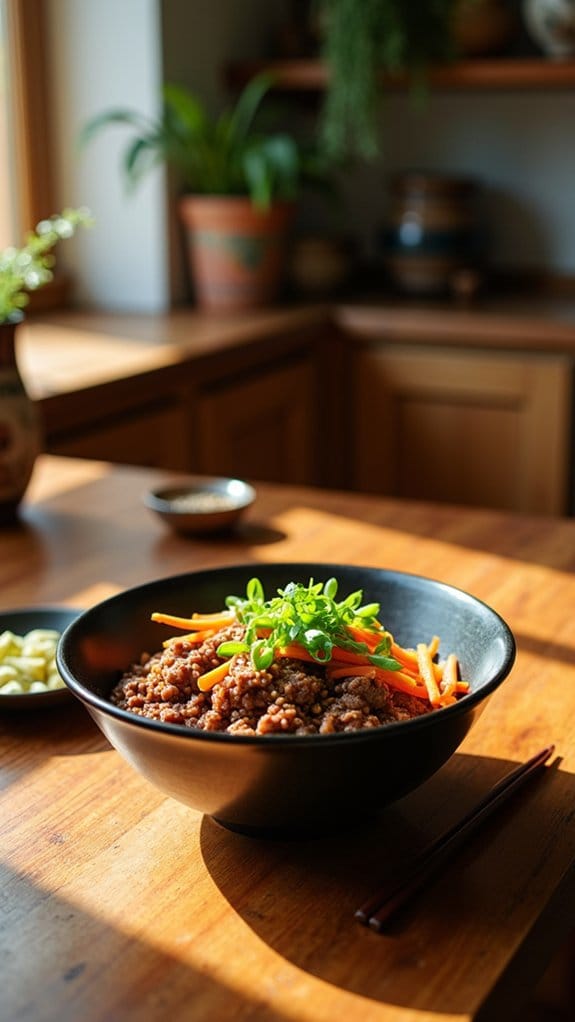 quick and flavorful beef bowls