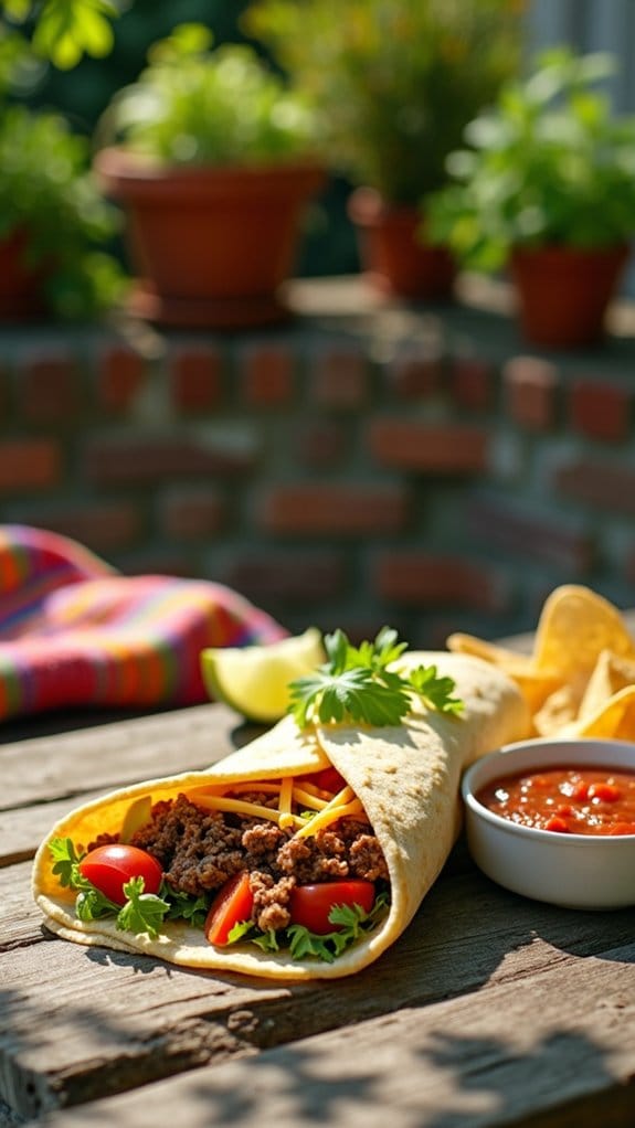 quick and satisfying taco wraps