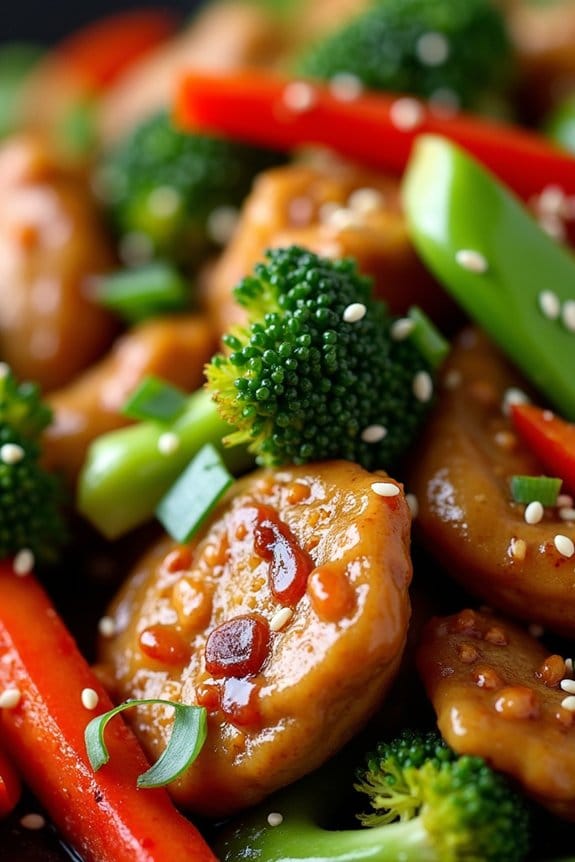 quick asian chicken stir fry