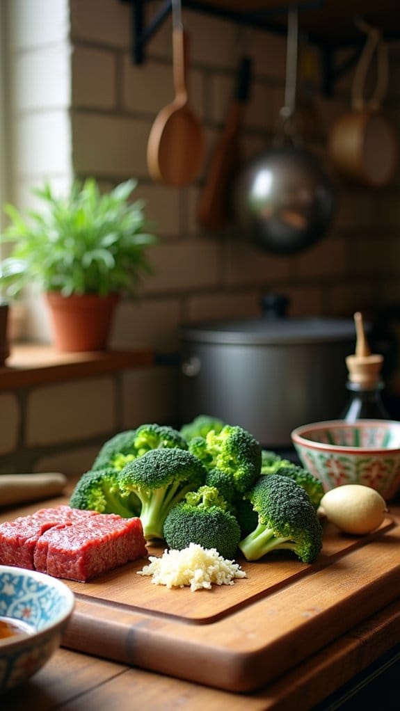 quick beef and broccoli