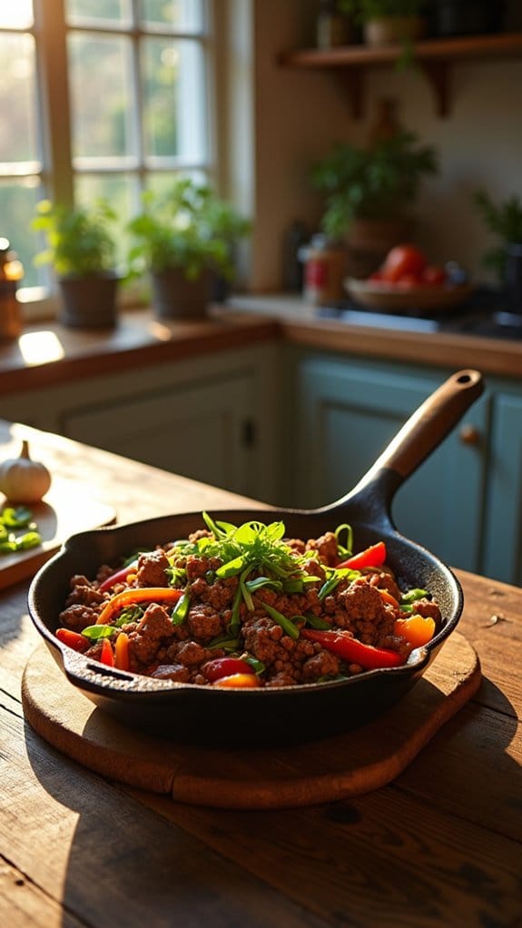 quick beef and veggie stir fry