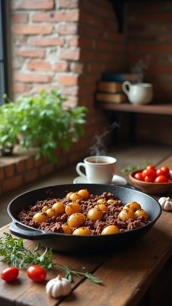 quick comforting beef skillet
