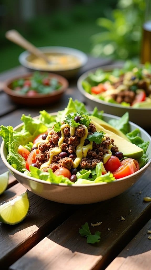 quick fresh taco salad