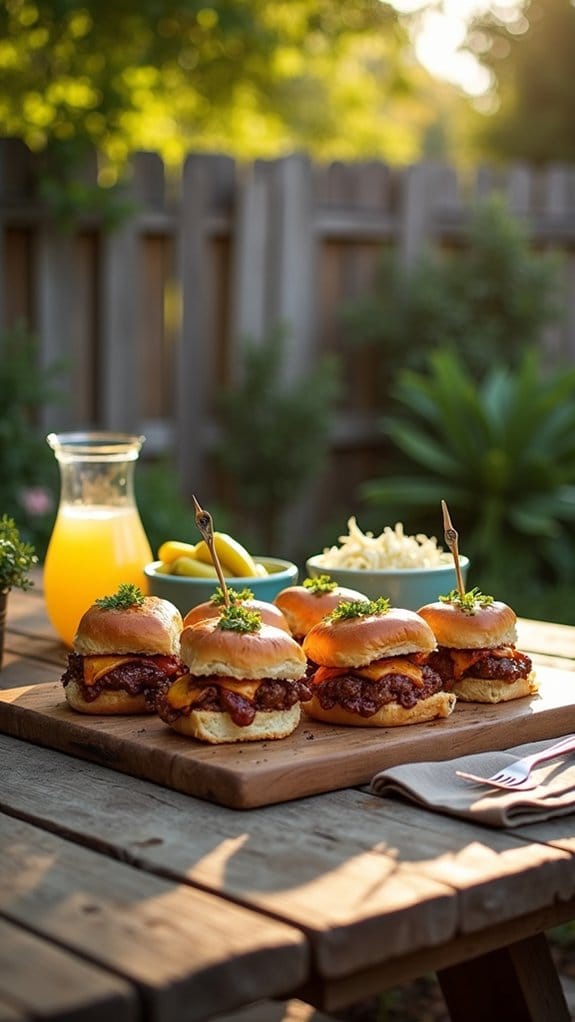 quick tasty bbq sliders