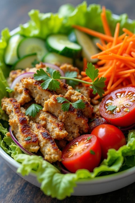 refreshing summer ground chicken salad