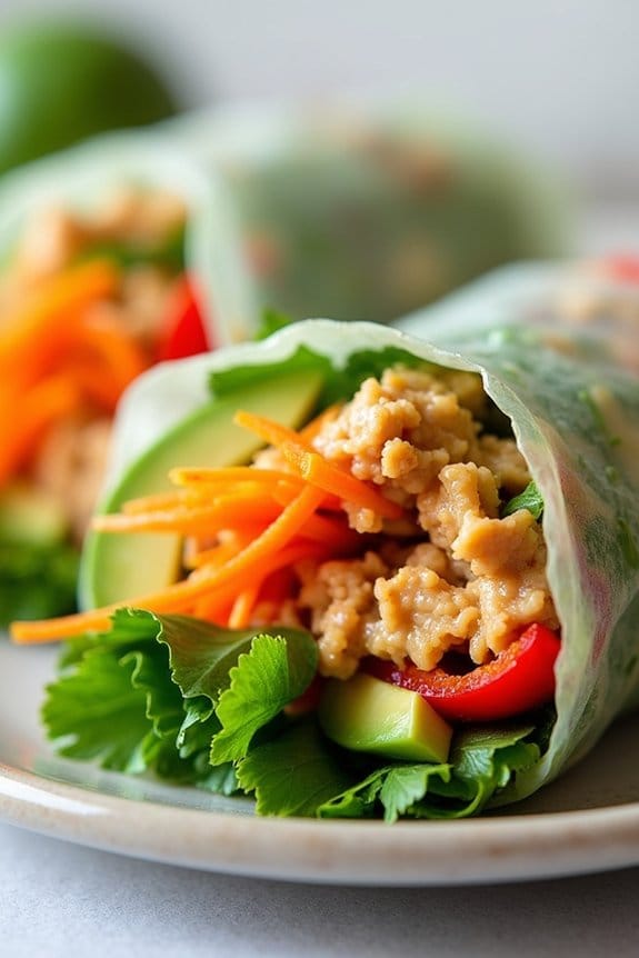 revitalizing ground chicken rolls