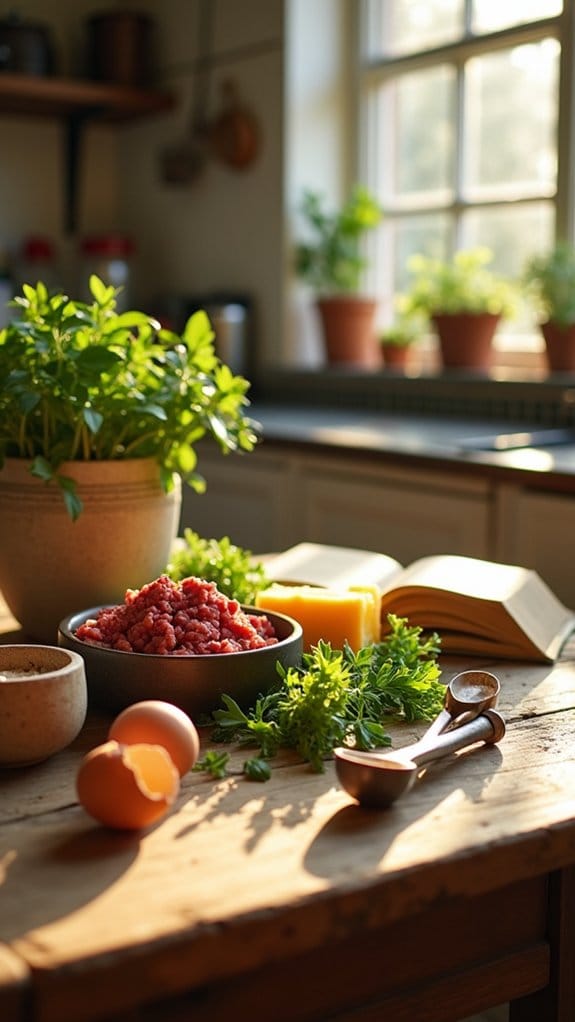 savory beef cheese muffins