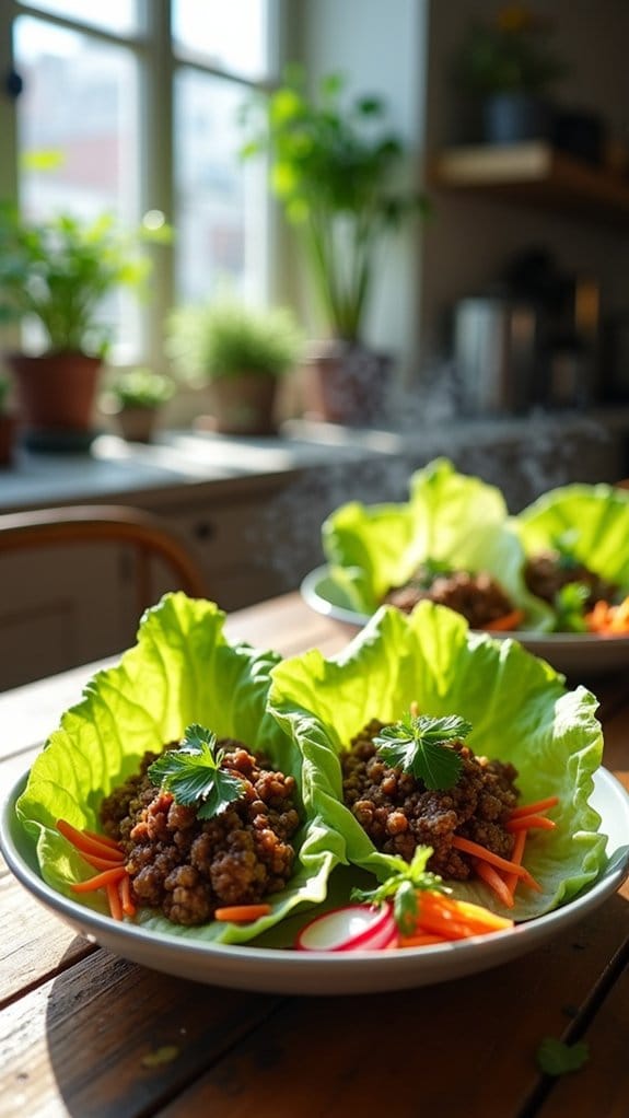 savory beef fresh veggies