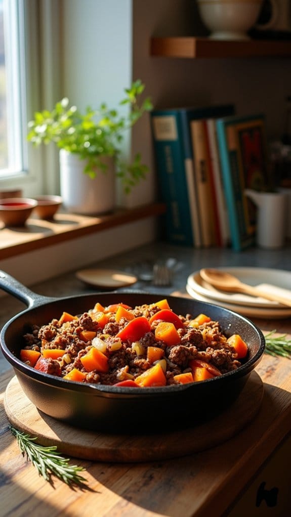 savory beef sweet potato