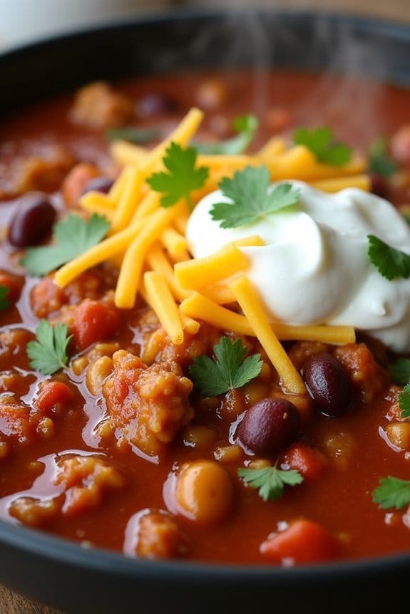 smoky chipotle chicken chili