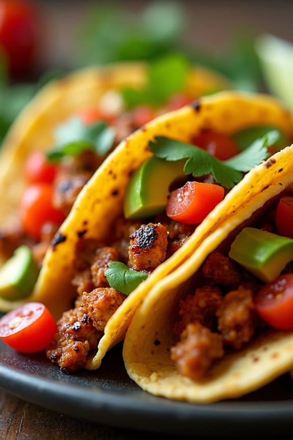 smoky flavorful chicken tacos