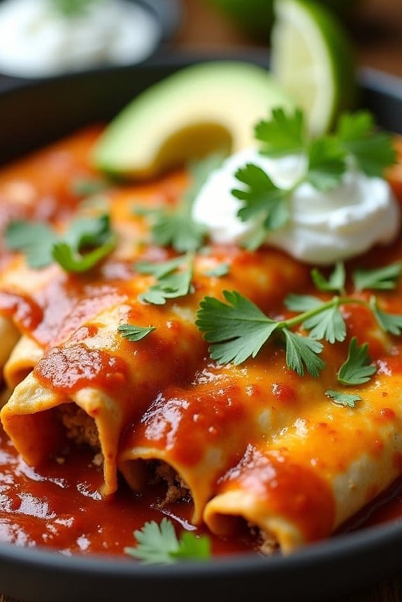 spicy chicken enchiladas recipe