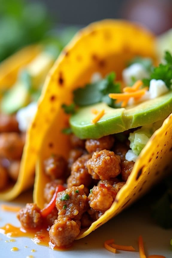 spicy chicken taco delight