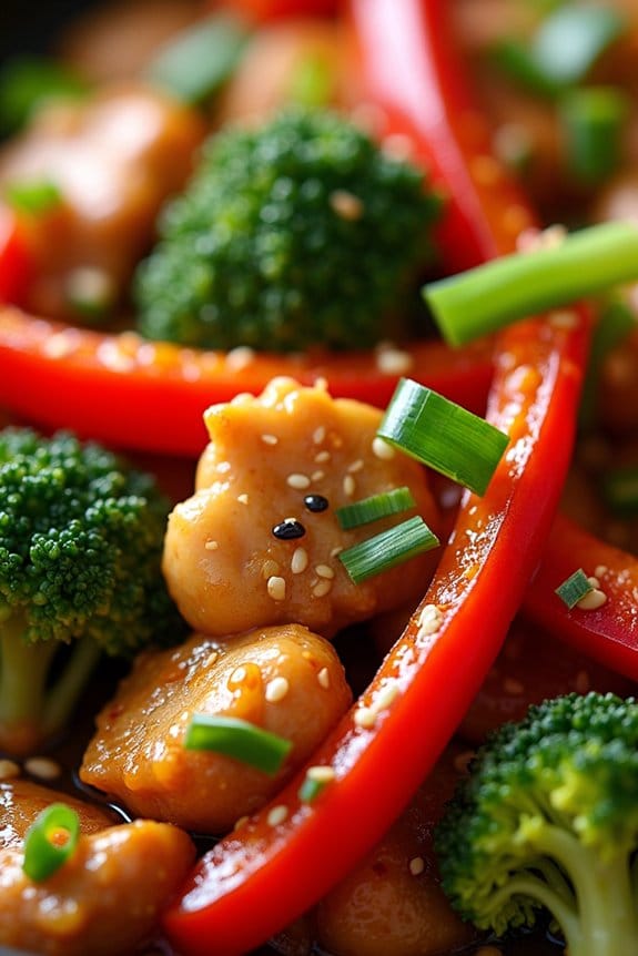 spicy chicken vegetable stir fry