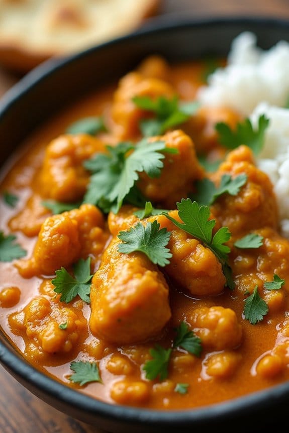 spicy coconut chicken curry