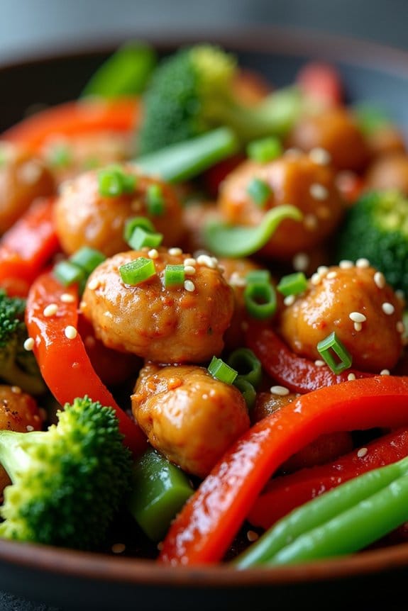 spicy healthy quick stir fry