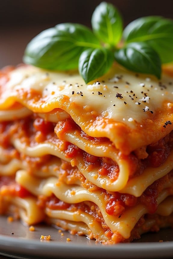 spicy italian chicken lasagna