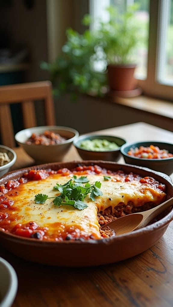 spicy mexican beef lasagna